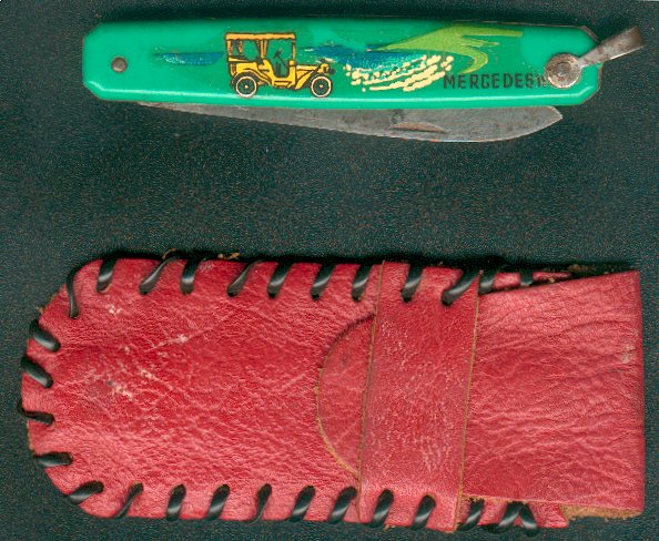Mercedes  - Long. Tot. ouv. : 15cm - Long. Lame : 5,8cm - Larg. Lame :  1cm