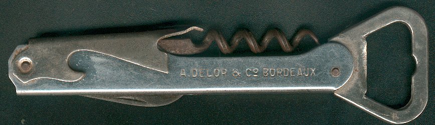 Le Cardinal Delor - verso- Long. Tot. ouv. : 19,3cm - Long. Lame : 4,3cm - Larg. Lame :  1cm