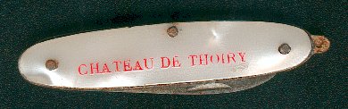 Chteau de Thoiry- Long. Tot. ouv. : 9,8cm - Long. Lame : 3,6cm - Larg. Lame :  0,7cm